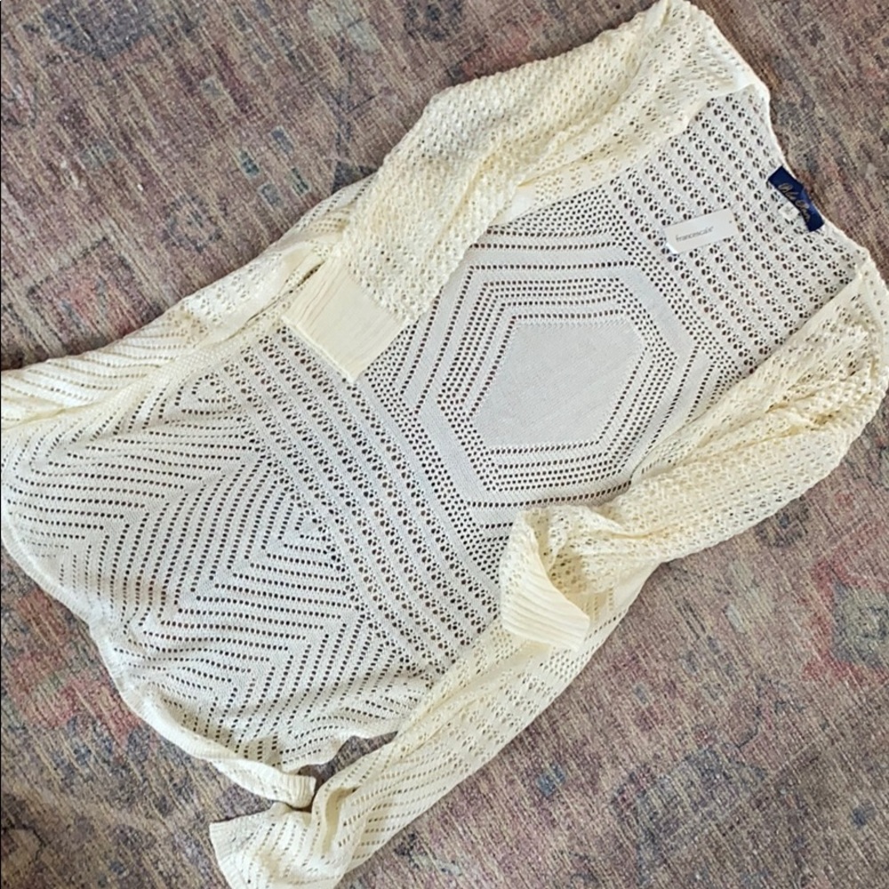 NWT Cream Cardigan